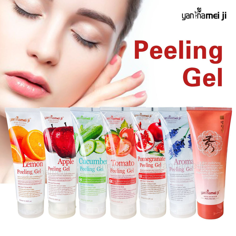 Export pomegranate exfoliating apple cucumber exfoliating gel scrub facial body gentle brightening gel