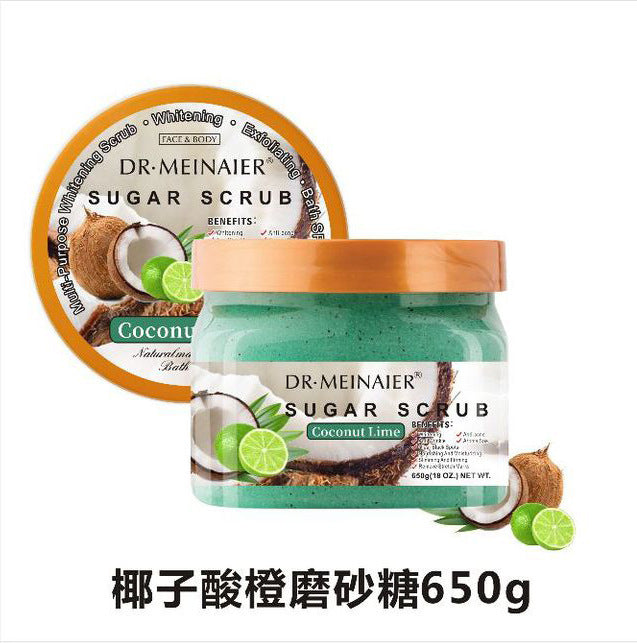 ice cream arbutin sugar scrub to remove black and exfoliate chicken skin bath salt bath salt coffee scrub 650g