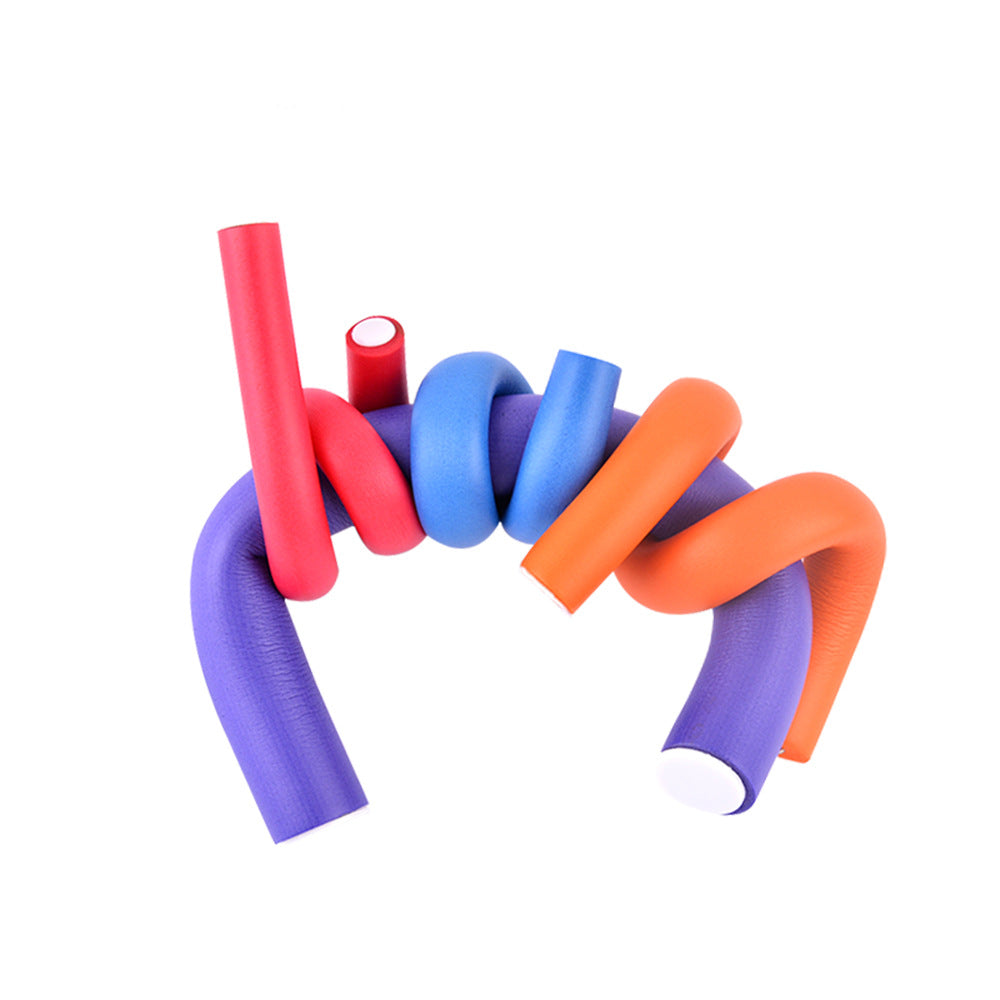 [labeling and shipping available] heatless curling iron, sponge stick, multi-size rubber stick, cold perm curling stick, cross-border