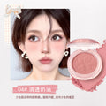 Wodwod crystal clear light embossed blush - natural nude makeup, brightening, matte contouring rouge