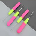 Wig crochet plastic handle crochet hook dreadlock hook tongue crochet hair extension braiding tool wig tool wholesale