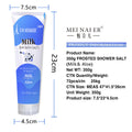export exfoliating bath salt scrub - deep cleansing, exfoliating, and rejuvenating for face and body