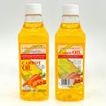 brightening & hydrating rosehip oil 500ml, aloe vera massage oil for hair, face & body, grape seed essential oil