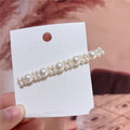 27# gold braided hair clip 7cm