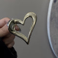 Classy metal heart hair clip for women's back of head shark clip casualeasiest for match gripper 2023new arrival clip headwear