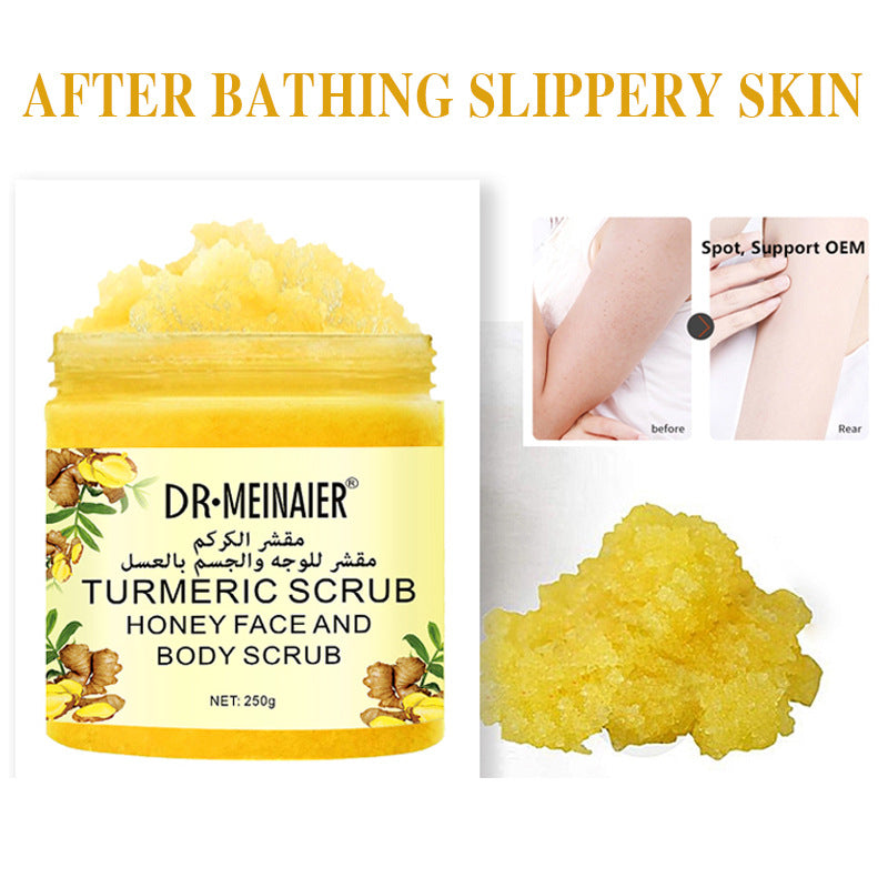 turmeric scrub bath salt - softens skin, exfoliates dead skin, cleanses, ginger foot soak, bath salt - wholesale for export