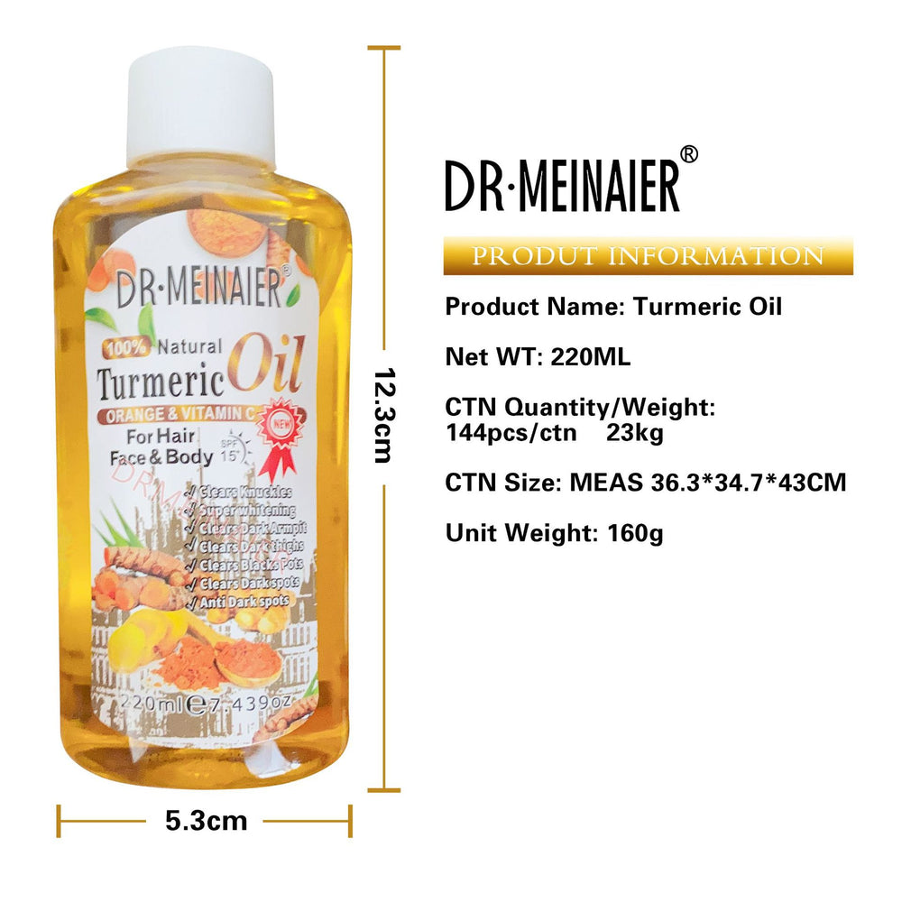 turmeric coconut carrot vitamin c oil massage oil - nourishing, dark spot correcting, repairing, facial & body spa moisturizing oil