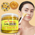 exclusive 24k gold facial mask moisturizing, hydrating, repairing and cleansing cream 600g foreign trade wholesale