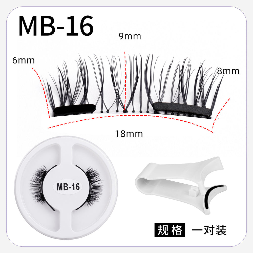 magnetic false eyelashes european and american magnetic eyelash set magneticeyelash qingdao factory smoky makeup