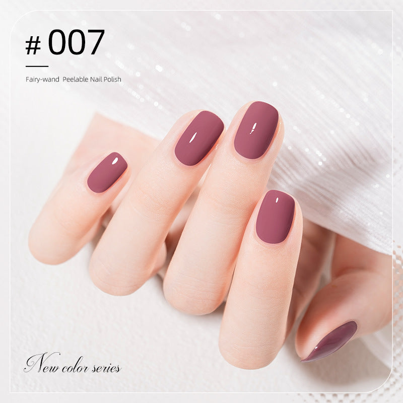 Kudan pure english cross-border special water-based nail polish no baking long-lasting quick-drying peelable 10ml polish