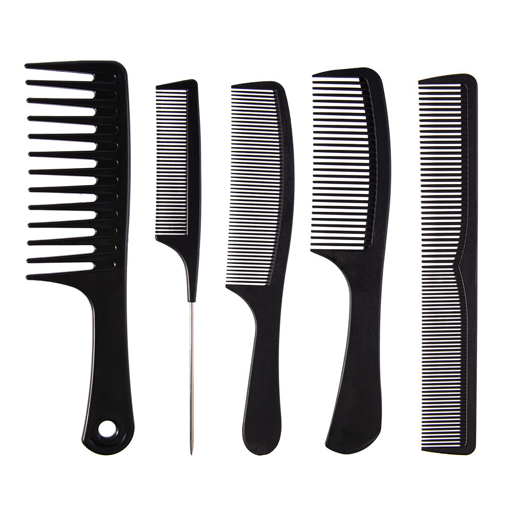 Hairdressing comb cross-border various combs barber shop special comb pointed tail dual-purpose oil head comb can be printed with logo and fixed color
