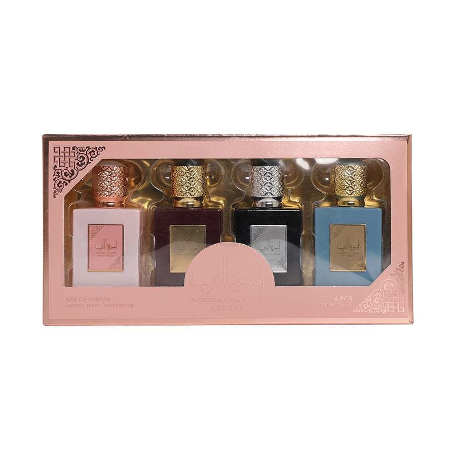foreign trade gift box perfume for women, hot-selling xiyintemu aladdin perfume, middle east saudi dubai set