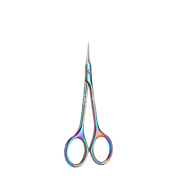 exclusive russian-style pre-treatment dead skin scissors professional high-grade hand skin scissors to remove barbs curved scissors stainless steel