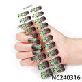 Zhengxiang halloween nail art stickers waterproof uv gel stickers fashion cross-border semi-baked nail stickers customized wholesale cute