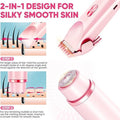 amazon bestseller: electric double-headed epilator for women, intimate area shaver, hair trimmer, hairdressing tool - wholesale