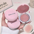Kakashow shimmer soft mist baked powder blush for women, fine powder to enhance complexion, expand and shrink color rouge