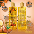 moroccan argan oil - facial & body moisturizing, skincare, massage oil, smoothing hair care - 200ml