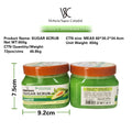 natural pure sugar scrub, classy fruit fragrance, bath, rejuvenating, moisturizing, exfoliating bath salt, whole body skin care