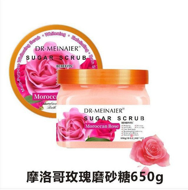 arbutin scrub body exfoliating sea salt bath wet salt arbutin scrub sugar 650g foreign trade