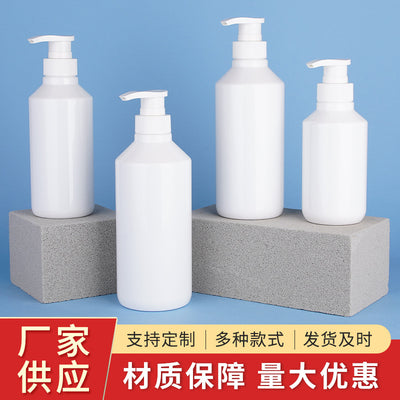 Pet dispensing bottles - custom round pump bottles for shampoo, hand soap, lotion, and shower gel