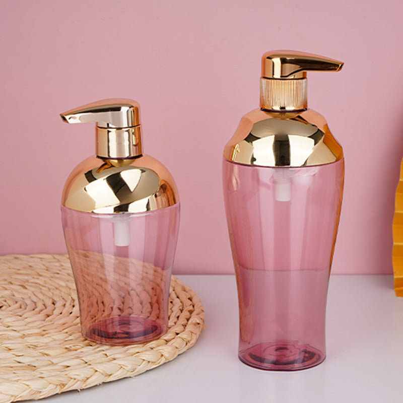 High-end empty plastic pump bottles for skincare, travel-sized containers, vacuum shampoo and body wash bottles – custom orders available