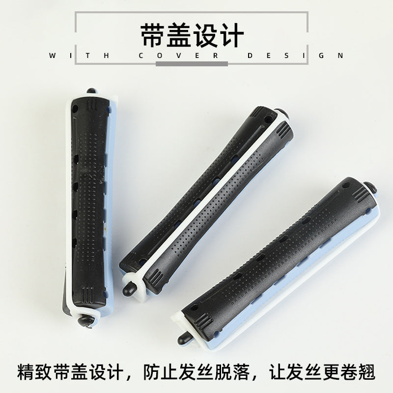two-color hot curling iron, plastic hot iron, hair styling, hairdressing tools, hair salon equipment, curling iron wholesale