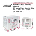supply of snail moisturizing cream, fine line reduction and firming cream, double moisturizing and brightening essence cream, export wholesale