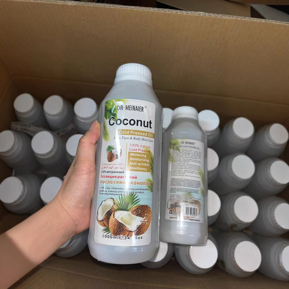 coconut massage oil 1000ml - body massage, moisturizing, skin care, vitamin c massage oil - wholesale for export