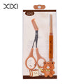 Xixi detachable eyebrow comb, eyebrow scissors, eyebrow razor multifunctional set - beginner's eyebrow shaving kit with macro lens and anti-scratch design