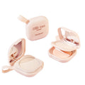 Kiss beauty milk tea soft powder cake, delicate and compliant, invisible pores, concealer, oil control, waterproof, makeup setting powder