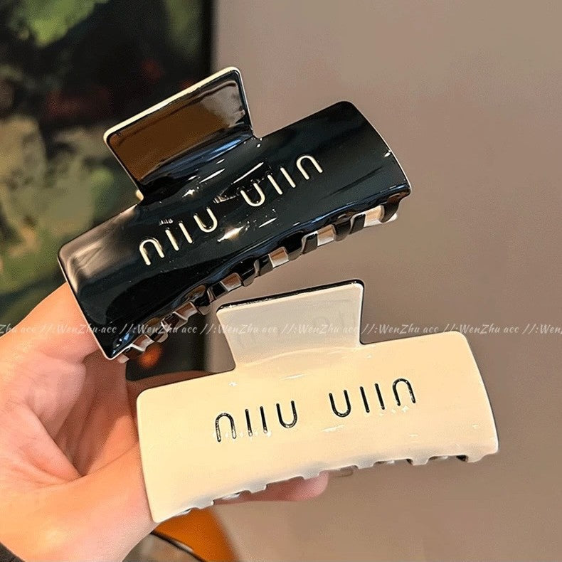 Japanese and korean classy acetate hair clip for women, large classy hair clip, back of head hair clip, headwear shark clip