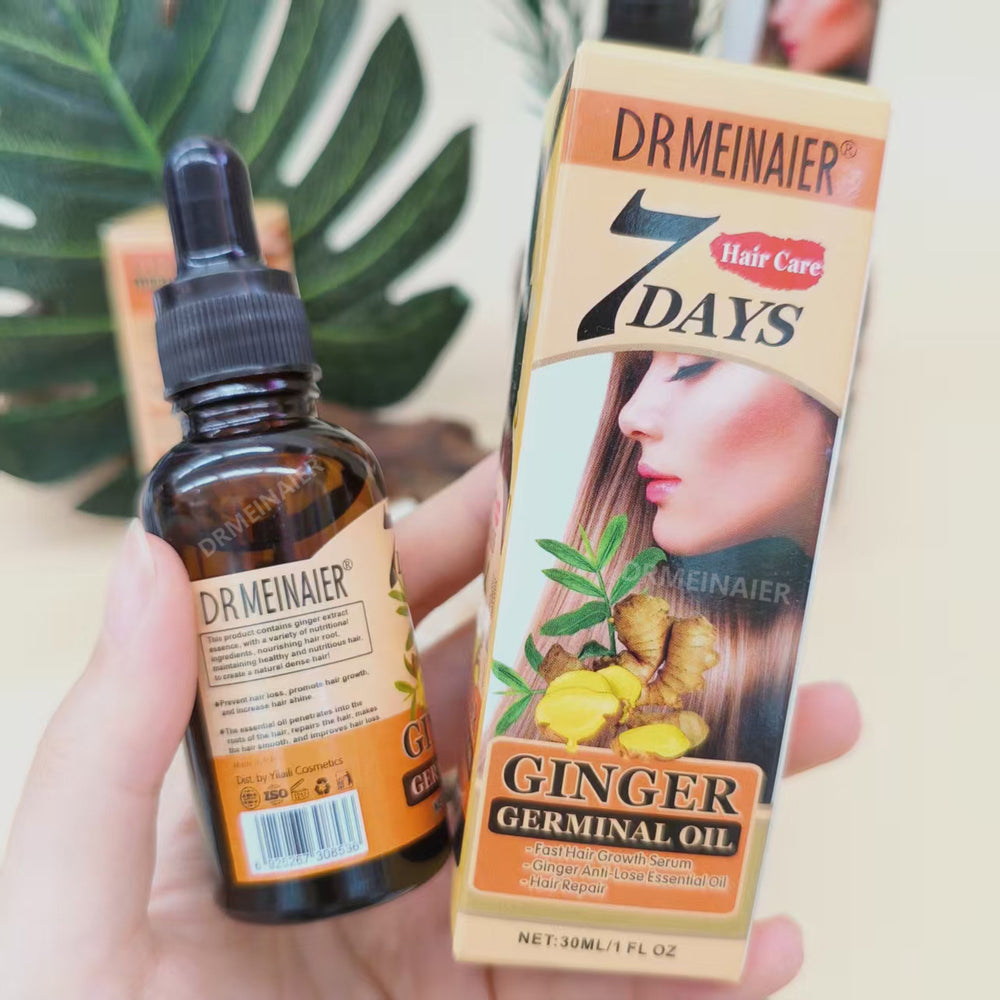 exclusive ginger king hair essential oil to improve damaged hair repair nutrient solution no-wash hair care essential oil wholesale