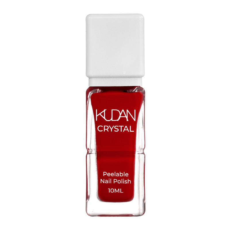 Kudan peel-off water-based nail polish - no bake, long-lasting, quick-drying, 10ml, lightly scented, nail care & protection