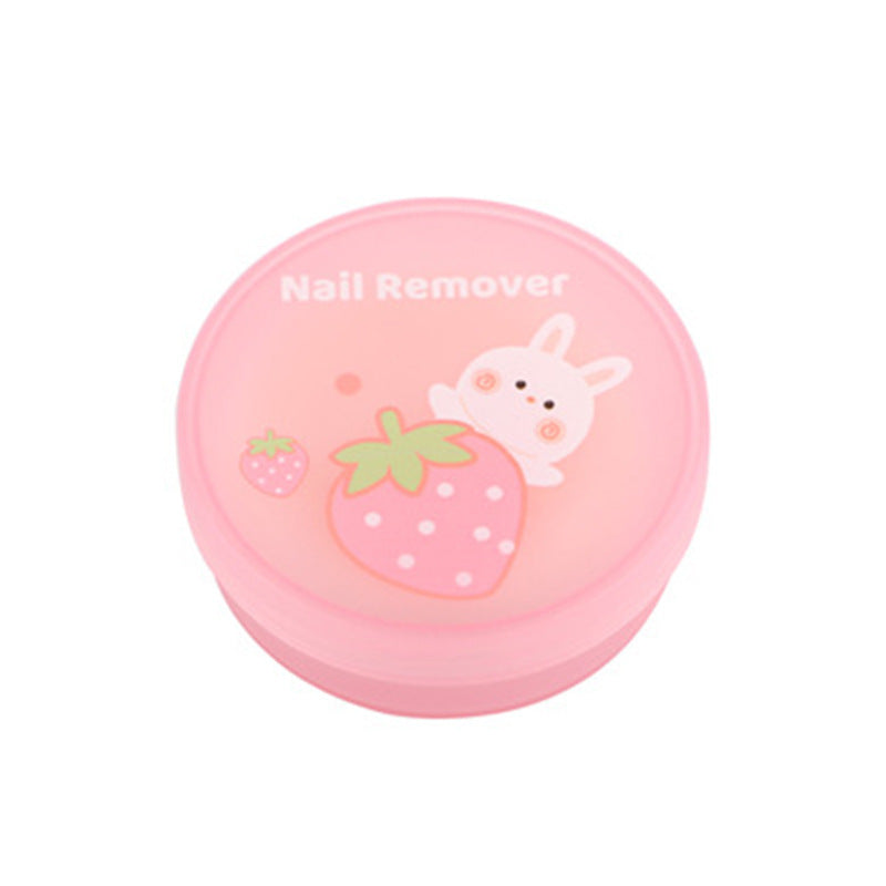 Bessie's new fruit-scented, non-irritating nail polish remover pads - gentle on nails, 48-count pack - for oil-based nail polish and manicure tools