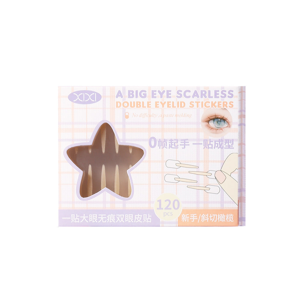 Xixi comes with handle double eyelid patch lace invisible matte traceless olive-shaped swollen eye bubble single eyelid beauty patch