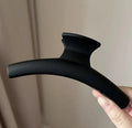 2024 new arrivalclassy plastic gripper imitation acetic acid black hair gripper large plate hair clip shark clip hair accessories for women
