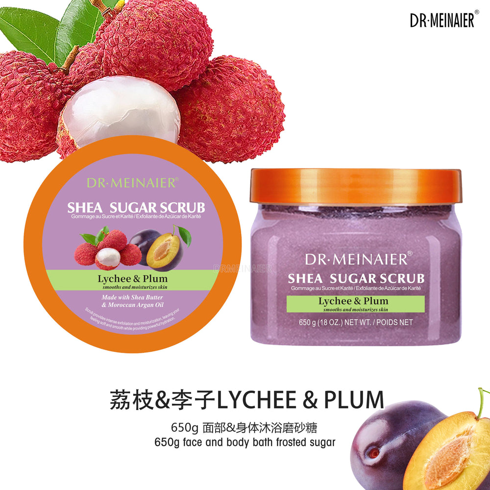 foreign trade fruit scrub sugar bath salt exfoliating chicken skin whole body bath salt wet salt vc sugar scrub 650