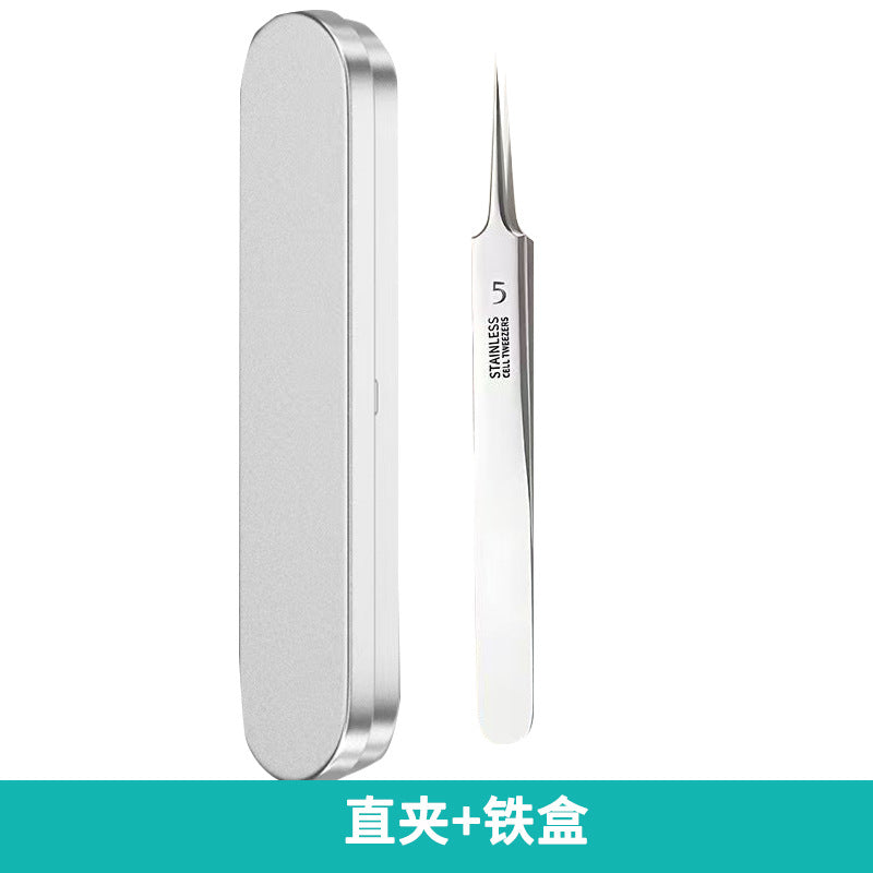Factory direct stainless steel blackhead remover kit - includes ultra-fine tweezers, blackhead extractor, and acne pimple popping tool