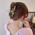 New arrival strawberry back head hair clip classy large shark clip classy hair clip female headwear summer large size