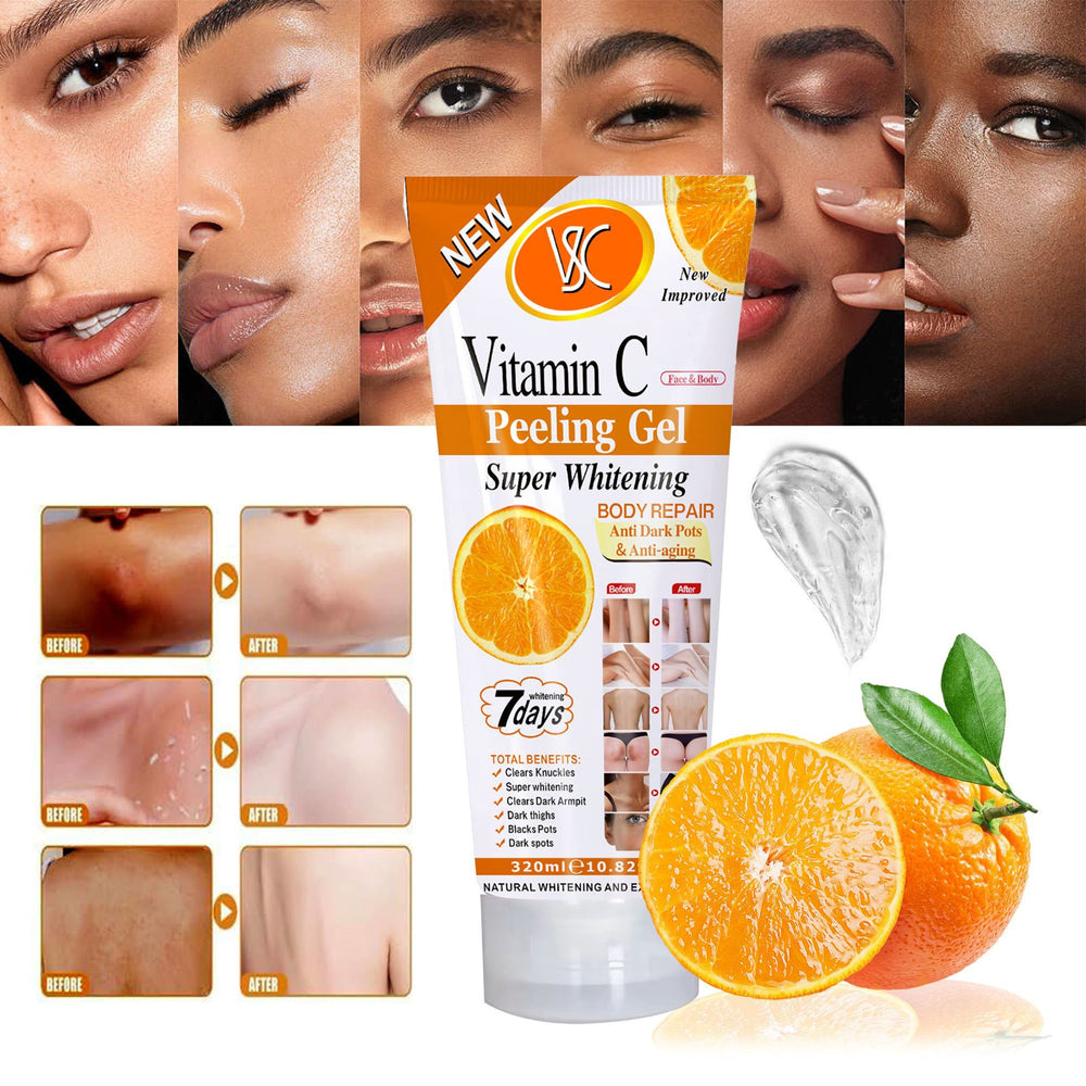vc exfoliating dead skin gel whole body facial scrub cleansing peeling gel vitamin c peeling gel