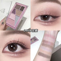 Gege bear layered eyeshadow palette - low saturation, shimmer, matte, blush & contour all-in-one