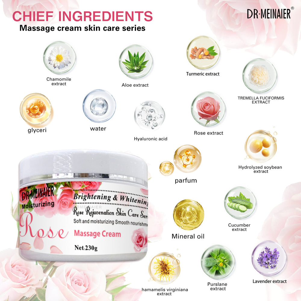 export hyaluronic acid massage cream - gentle and soothing facial and body massage cream - skincare product 230g wholesale