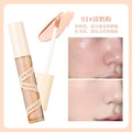 Xixi snow traceless concealer covers facial spots, acne marks, dark circles, tear troughs, brightens and repairs without powder sticking