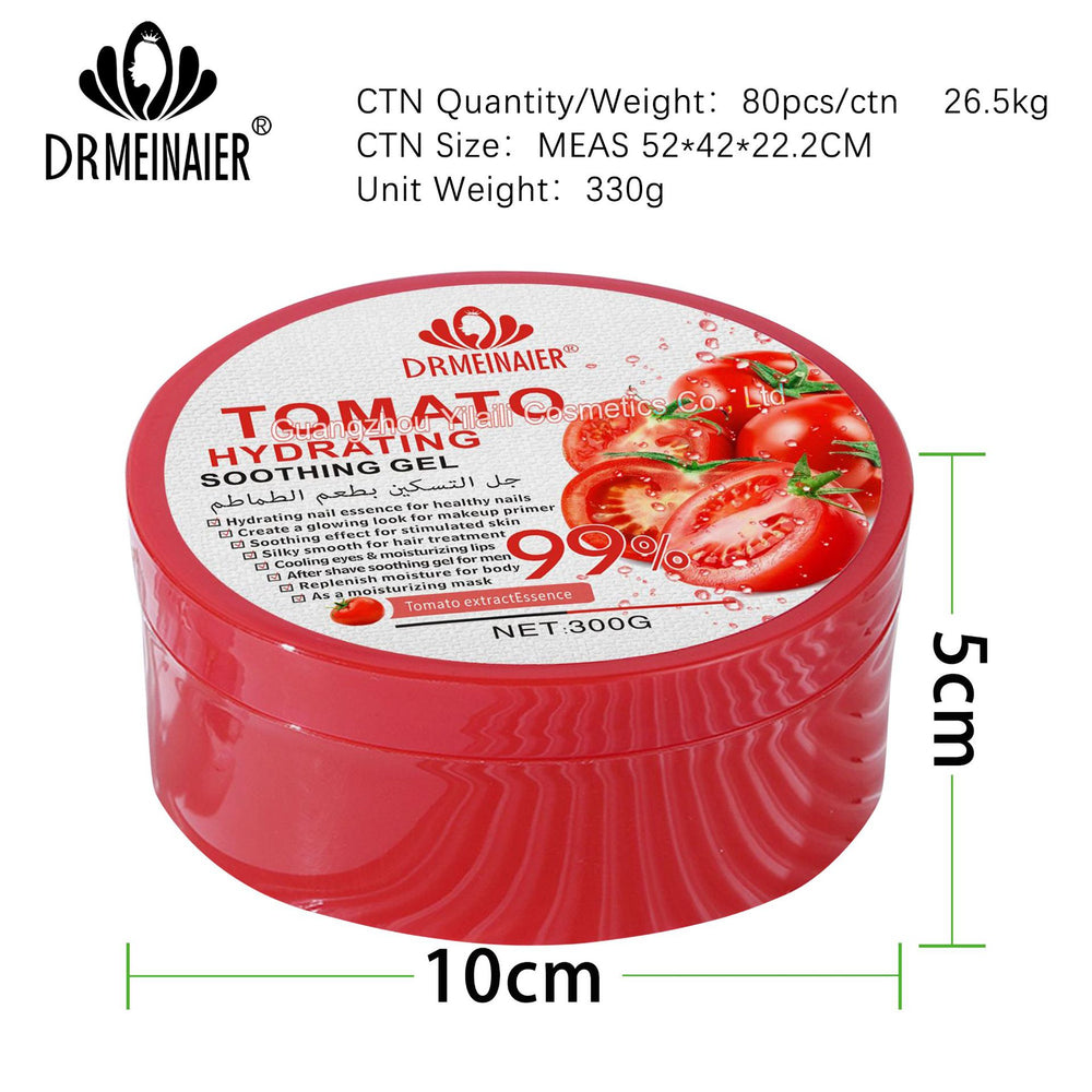 tomato gel 300g hydrating aloe vera gel moisturizing sleeping mask repair gel foreign trade factory direct sales