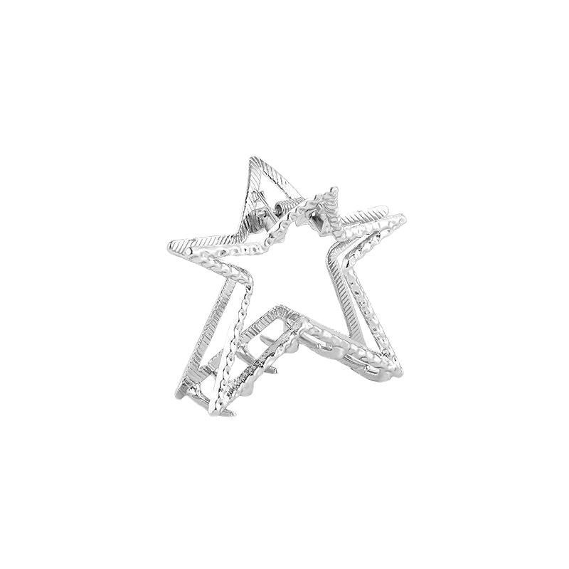 K-style five-pointed star hairpin ~ niche socialite star gripper hot girl hair accessories ins style student shark clip