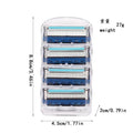 Five-layer razor manual razor adapted to gillette multi-layer stainless steel blade razor suit gillette fengyin