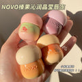 Novo little mushroom milk jar lip jelly lipstick - hydrating, moisturizing, fades lip lines, creates a glassy, mirror-like, dewy lip glaze