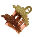 Wheat design classy hair clip, back of head, hair clip, women's summer large size elegance shark clip hair accessories