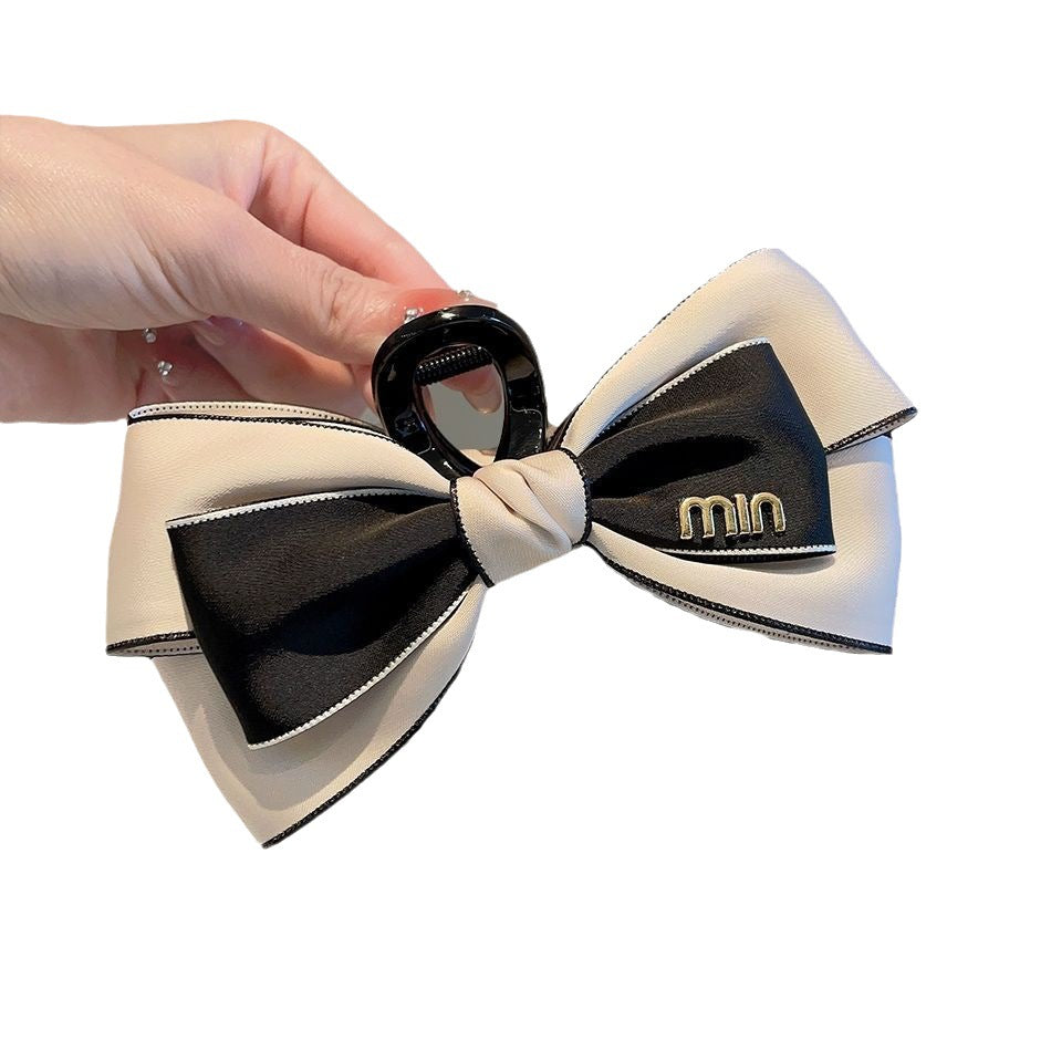 Elegance style double-sided bows gripper hairpin girl on the run princess shark clip elegantclassy top clip