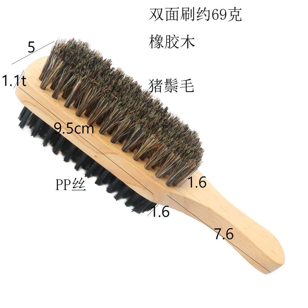 bristle beard brush head brush broken hair brush hairdressing hair brush soft bristle wooden handle neck brush cleaning brush hairdressing supplies